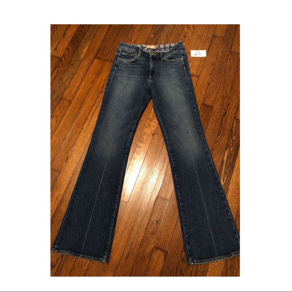 Paige Denim Rising Glen High Rise Bootcut